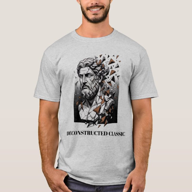 Camiseta de Rua Geometria Quebrada Abstrata (Frente)