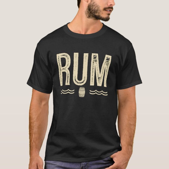 Camiseta de Rum para Bebedores de Rum Casais de Ha (Frente)