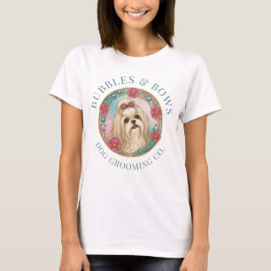 Camiseta de Salão de Beleza de Shih Tzu