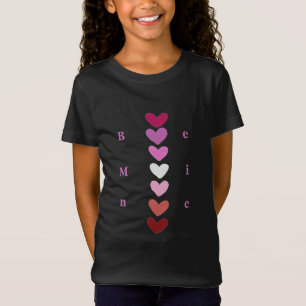 Camiseta de São Valentim Be Mine Minimal Heart Sta