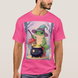 Camiseta de Sapo de Bruxa Engraçado – Sapo Pastel 