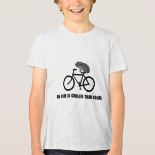 Camiseta de Sapo Engraçado de Bicicleta Animal d