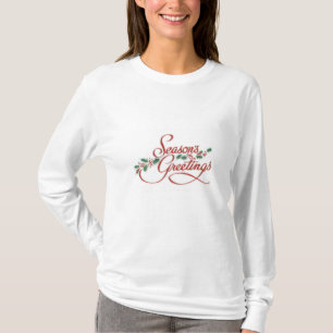 Camiseta de Saudações de Fim de Ano