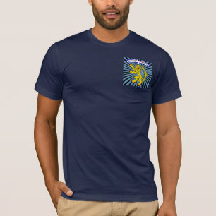 Camiseta De Scotland t-shirt desenfreado do símbolo do le