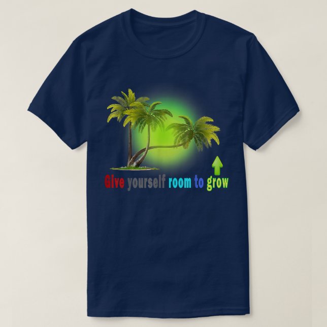 Camiseta Dê-Se Espaço Para Crescer, Teaseteops.  (Frente do Design)