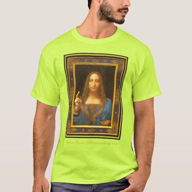 Camiseta de Segurança de Leonardo da Vinci Salvato (Frente)