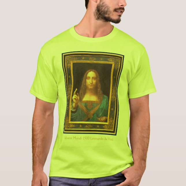 Camiseta de Segurança de Leonardo da Vinci Salvato (Frente)