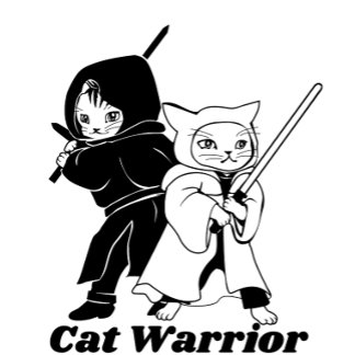 camiseta de senhoras guerreiras de gatos