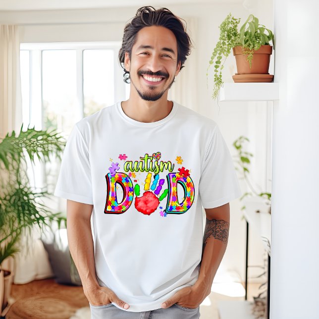 Camiseta de Sensibilização do Pai Autismo Autismo (Criador carregado)