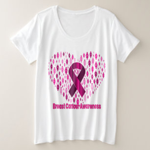 Camiseta de sensibilização para o Cancer da mama d