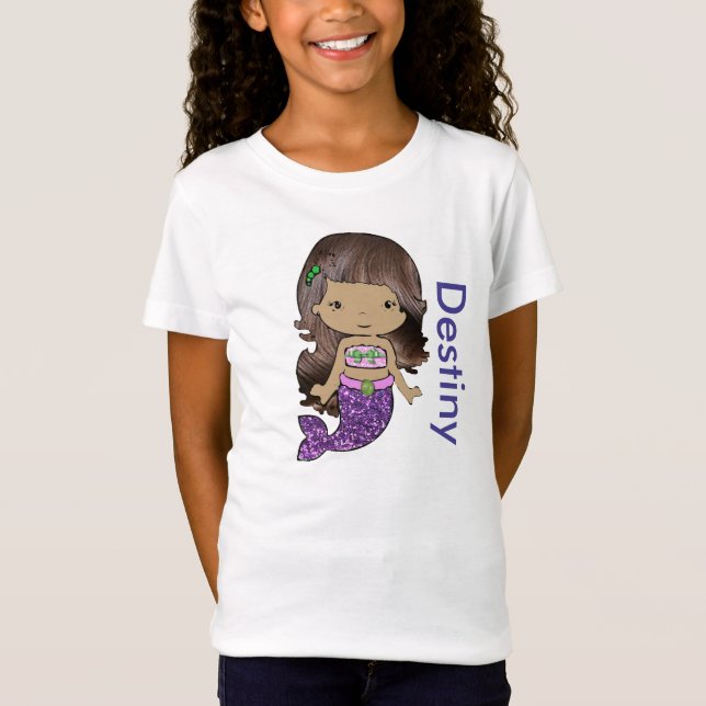 Camiseta de Sereias Orgânicas Personalizadas (Frente)