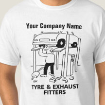 Camiseta de Serviços de Garage de Ajustadores de P