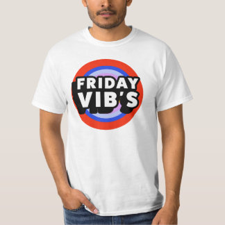 Camiseta de Sexta-feira com Vibrações de Arte Pop