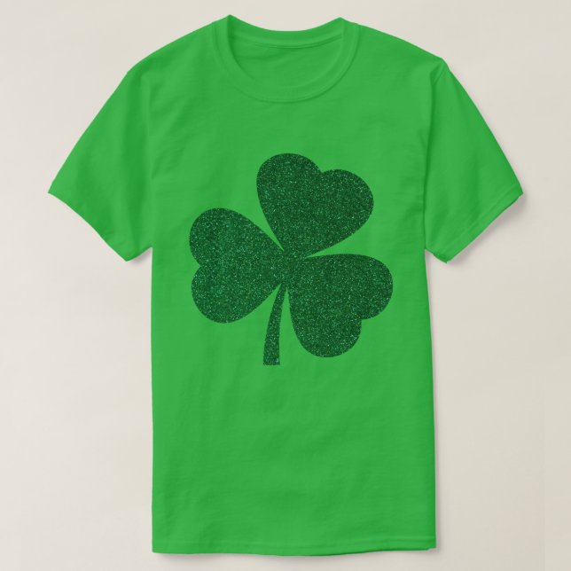 Camiseta de Shamrock feminino - Rua. D de Patrick (Frente do Design)