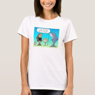 Camiseta de Shark Fin e Ray White