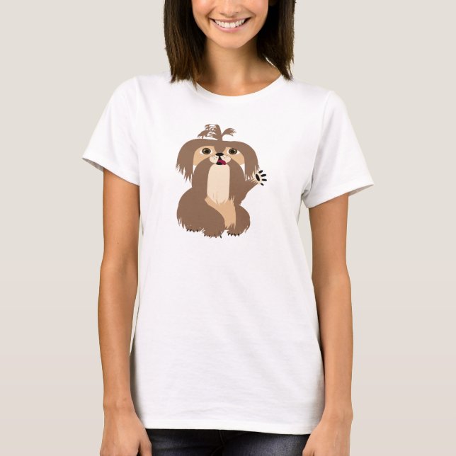 Camiseta de Shih Tzu (Frente)
