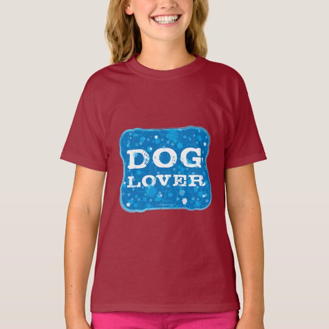 Camiseta de sinal de amante de cães (Frente)
