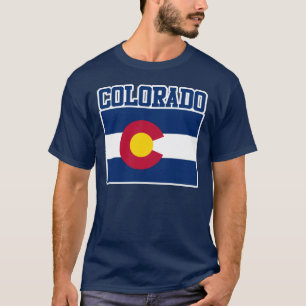 Camiseta de Sinalizador do Estado do Colorado