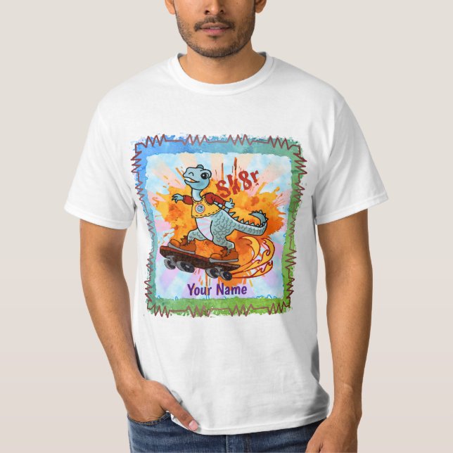 Camiseta de skate Dinosaur (Frente)