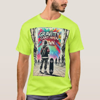 Camiseta de skate preto - Perfeito para skatistas