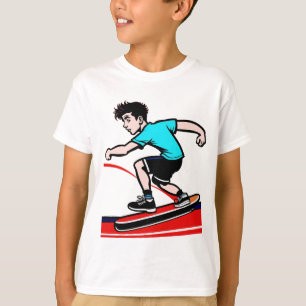 Camiseta de Skateboard para Crianças