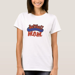 Camiseta de Softball Mãe