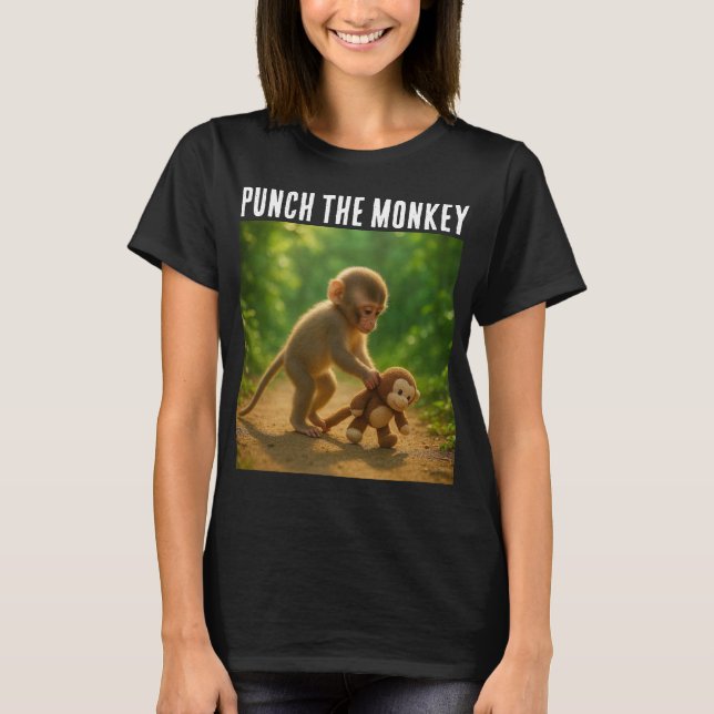 Camiseta de Solidariedade ao Macaco Punch (Frente)