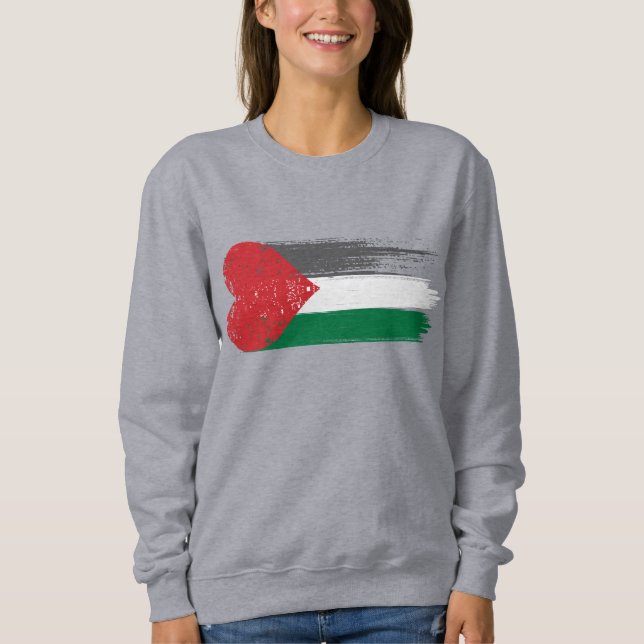 Camiseta de Solidariedade Palestina | Amor, Justiç (Frente)