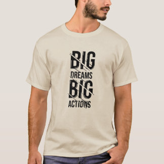 Camiseta de sonho grande