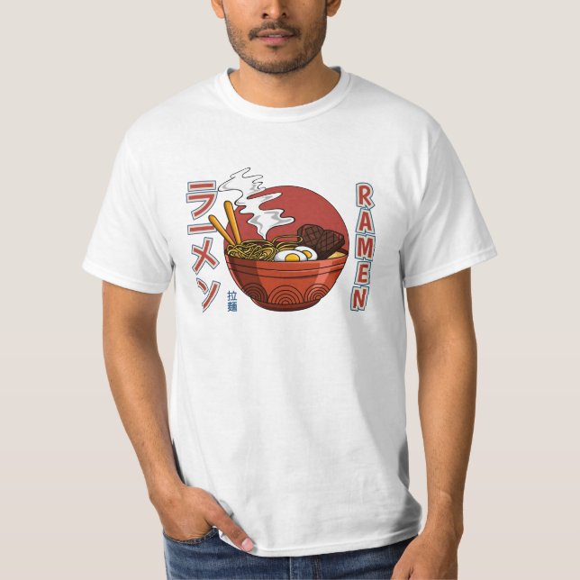 Camiseta de Sopa de Ramen Japonês (Frente)