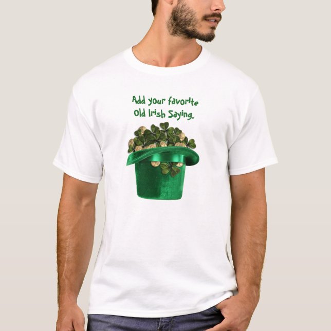 Camiseta de sorte irlandesa (Frente)