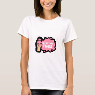 Camiseta de Sorvete Fofa para Meninas