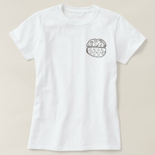Camiseta de Sourdough, de uso feminino