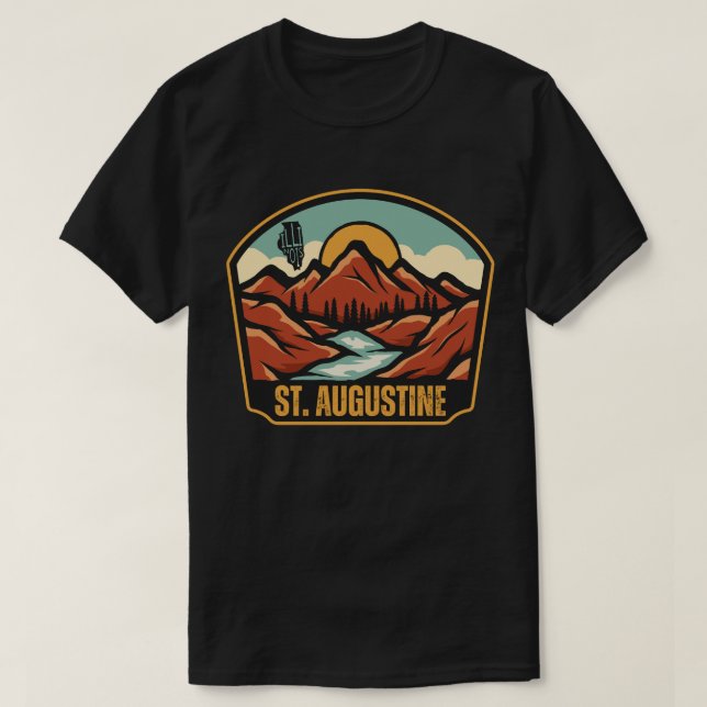 Camiseta de St. Augustine, Illinois (Frente do Design)