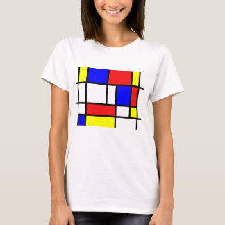 Camiseta De Stijl – Style Mondrian coloré et géométrique