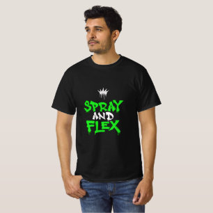 Camiseta de streetwear com design de grafite Spray
