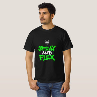 Camiseta de streetwear com design de grafite Spray