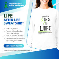 Camiseta de Sudor Life After Life de Conscientizaç