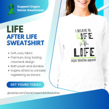 Camiseta de Sudor Life After Life de Conscientizaç