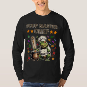 Camiseta de Suéter de Sapo Engraçado Mestre Chef d