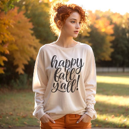 Camiseta de Suor com Script de Tendy Queda Feliz