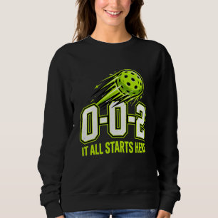 Camiseta de suor engraçada de pickleball para mulh