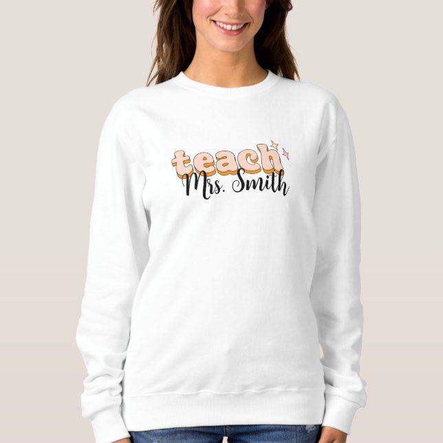 camiseta de suor para ensinar (Frente)