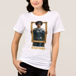 Camiseta de Super-Herói Funcionário de Museu