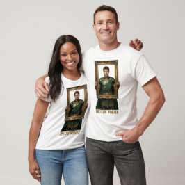 Camiseta de Super-Herói Funcionário de Museu