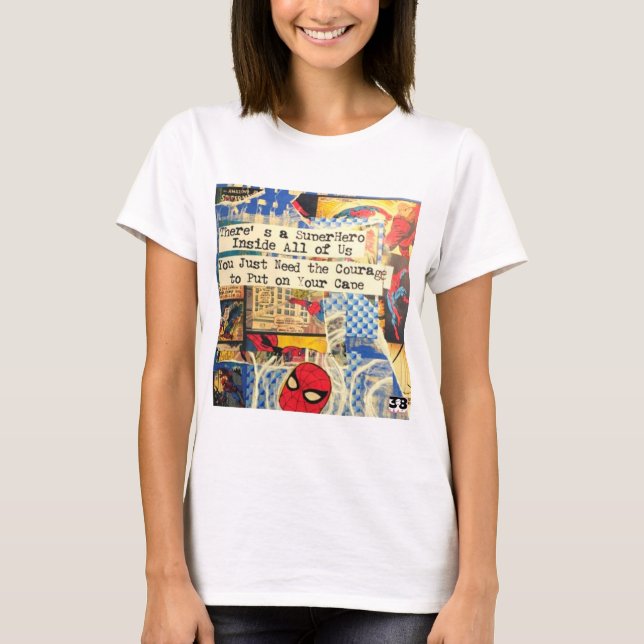 Camiseta de Super-Herói Mulheres (Frente)