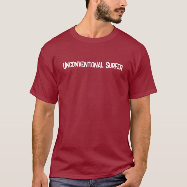 Camiseta de Surfista Não Convencional (Frente)