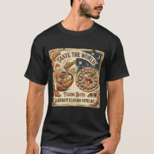 Camiseta de Sushi Pizza Ramen de Comida Divertida 