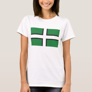 Camiseta De "T da bandeira Devon" das senhoras