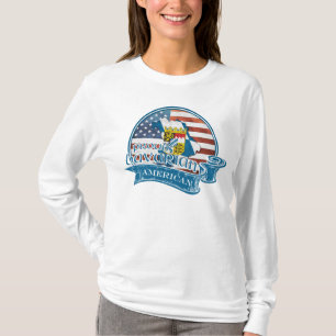 Camiseta de T-Shirt Americana Orgulhosa da Baviera